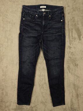 Good American Good Legs Skinny Jeans Women's 8/29 Dark Wash Stretch Denim